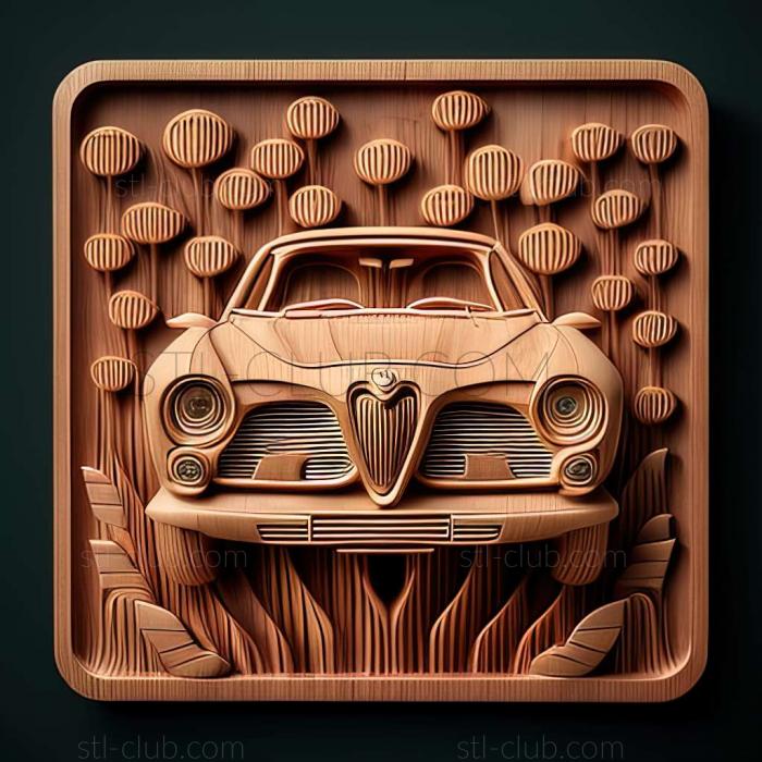 3D model Alfa Romeo Giulia Sprint Speciale (STL)